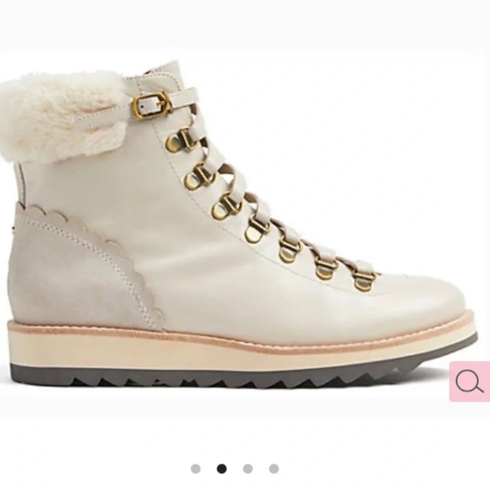 NWT,Kate spade maira boots S370758 off white - Picture 5 of 17